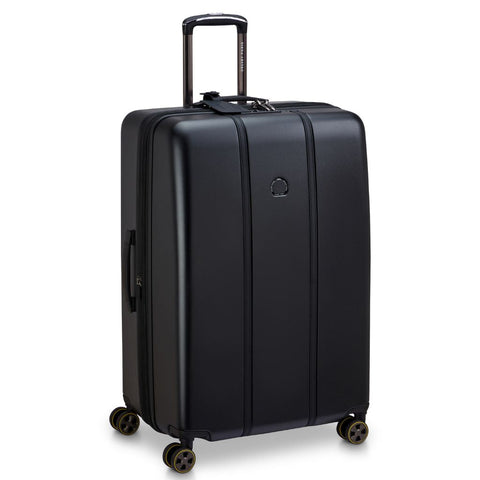 Delsey Cadense 76cm Large Exp Luggage - Deep Black