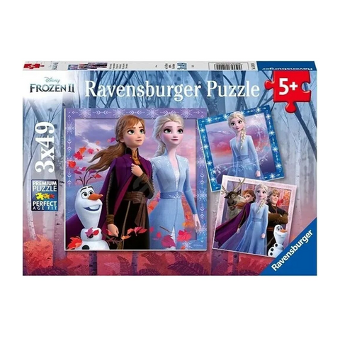 Ravensburger Puzzle 3 x 49pc - Disney Frozen 2 - The Journey Starts