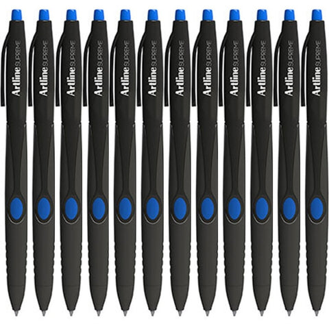 Artline Supreme Retractable Ballpoint Pen 1.0mm (Blue) [Box 12]