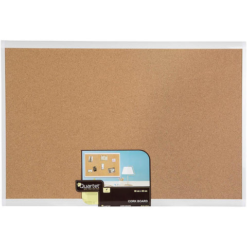 Quartet Basics Corkboard Pin Board 600x900mm White Frame