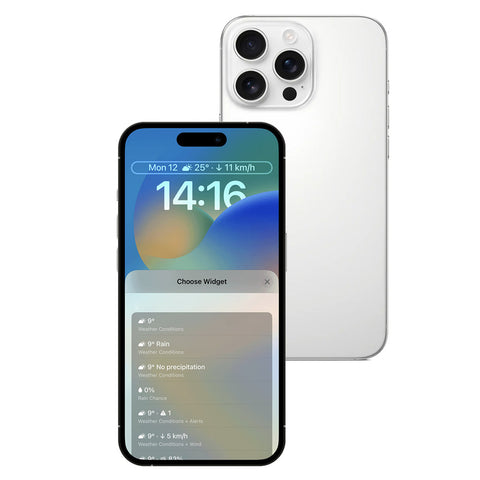 Apple iPhone 16 Pro Max 256GB (White Titanium) [~Refurbished: Excellent]
