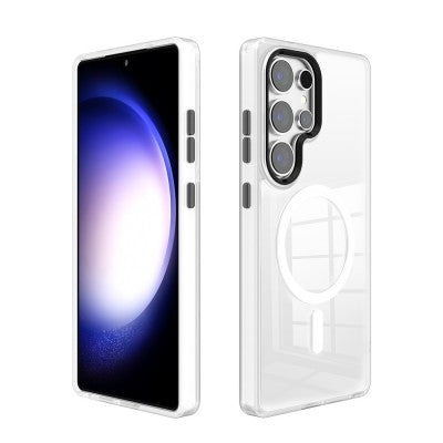Redefine Clear Case with Metal Lens for Samsung Galaxy S25 Edge - White