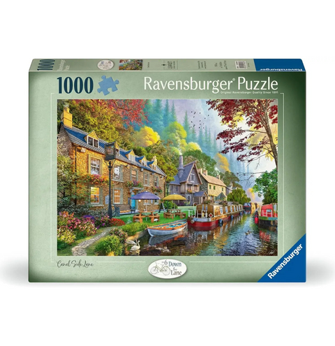 Ravensburger 1000pc Down Lane Nn 6: Canal Side Lane Puzzle