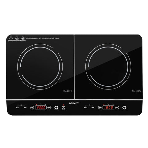 Devanti Portable Induction Cooktop 60cm Portable Cooker 15A Plug