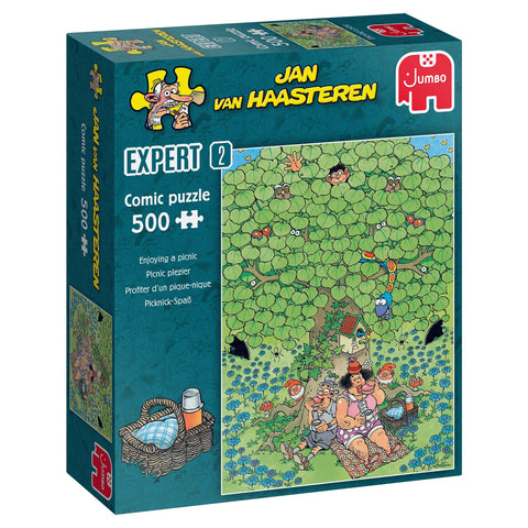 Jumbo 500pc JVH Comic Puzzle Expert 2: Enjoying a Picnic