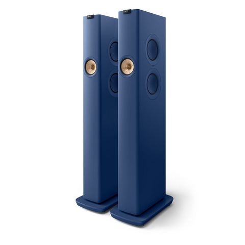 KEF LS60 Wireless Hifi Speakers Pair (Royal Blue)