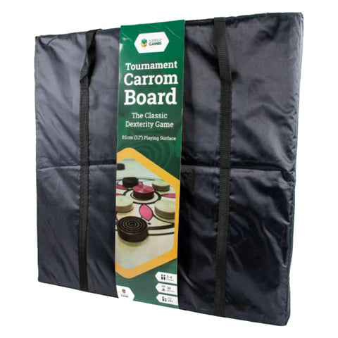 Let's Play Games LPG Tournament Carrom Board - 74 cm Play Surface