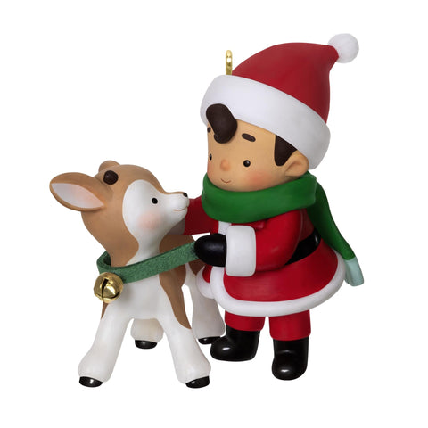 Young Santa, 4th in the Series - 2025 Hallmark Keepsake Christmas Ornament