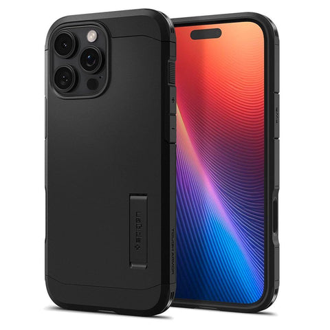 Spigen Apple iPhone 16 Pro Tough Armor T AI (MagFit) Case (Black)