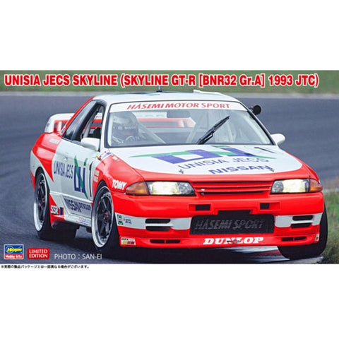 Hasegawa 1/24 Unisia JECS Skyline (Skyline GT-R [BNR32 Gr.A] 1993 JTC)