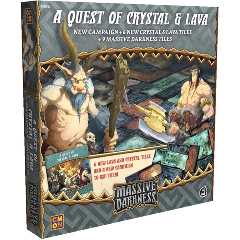 Cmon Massive Darkness A Quest of Crystal & Lava Expansion Game