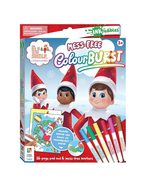 Official Elf On The Shelf Mess-Free ColourBurst Book | INKredibles Magic Ink SetMake Your Own!