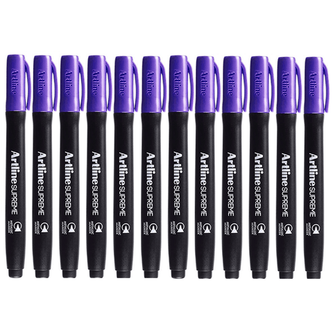 Artline Box 12 Supreme Metallic Marker (Purple)