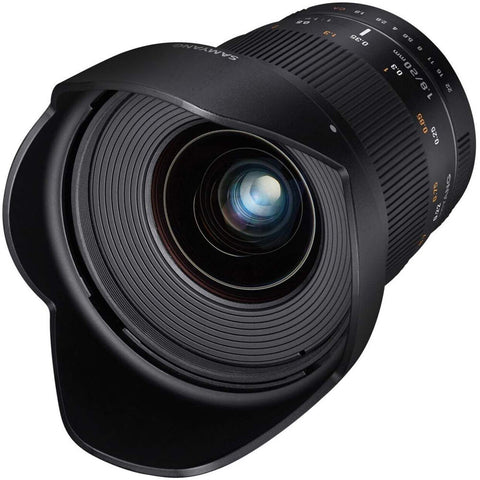 Samyang 20mm F1.8 UMC II Camera Lens For Nikon AE Full Frame (Black)
