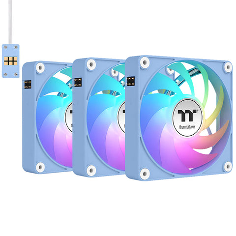Thermaltake CT140 EX ARGB 140mm Fan Hydrangea Blue (3-Pack)