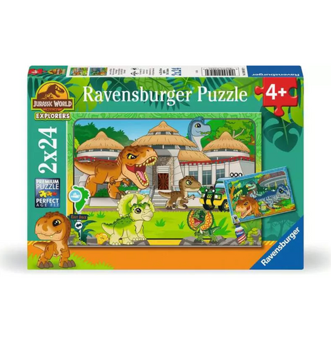 Ravensburger 3x49pc Jurassic World Livin' the Wild Life! Puzzle