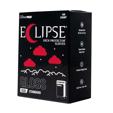 ULTRA PRO ECLIPSE Gloss Standard Sleeves 105ct (Apple Red)