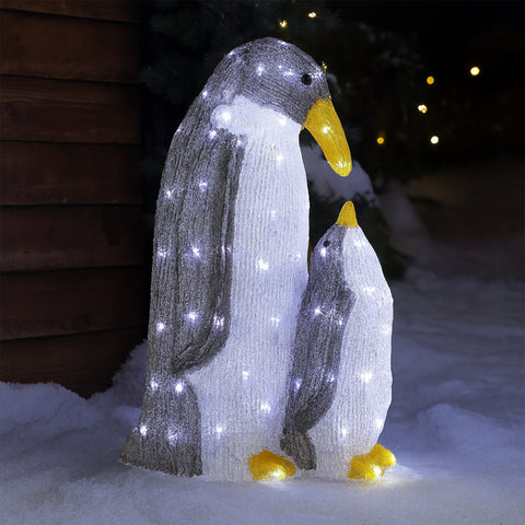 Lexi Lighting Acrylic Penguin Christmas Lights