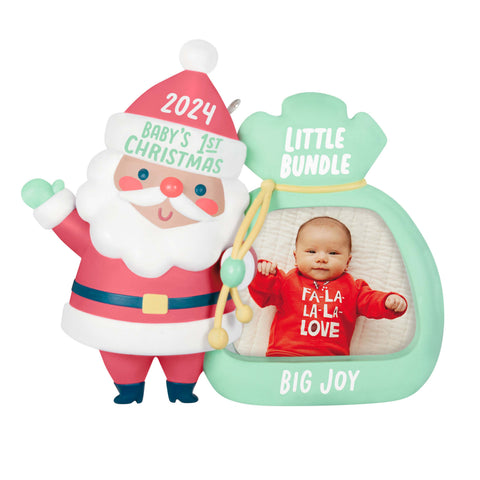 Little Bundle Big Joy Photo Frame - Hallmark Keepsake Christmas Ornament