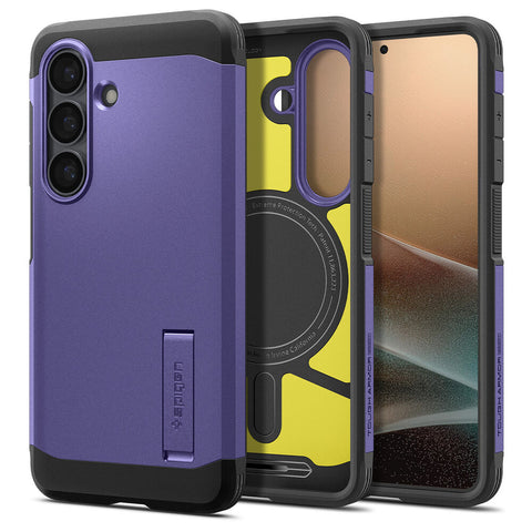 Spigen Galaxy S26 Plus Tough Armor (MagFit) Case (Ash Violet)