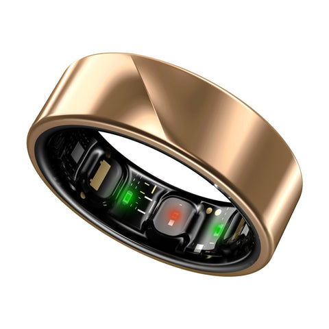 Luna Smart Ring Gen 2 Health Sleep Tracker Titanium Size 12 Rose Gold