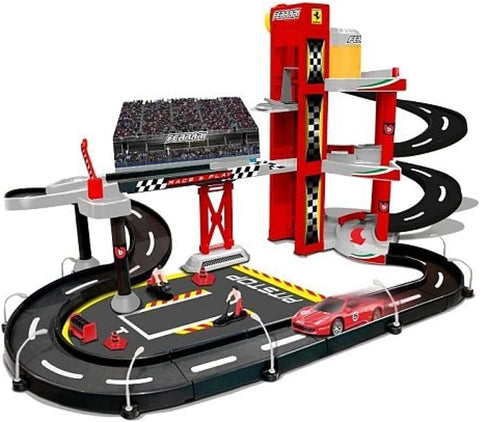 Bburago 1/43 Ferrari Racing Garage Race and Play