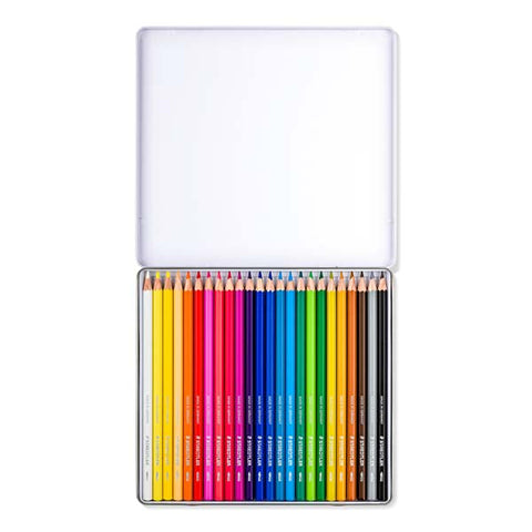 Staedtler Design Journey Watercolour Pencils, Assorted Colours, 24Pk