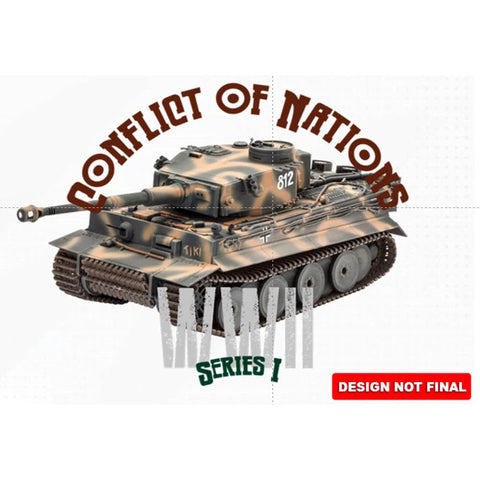 Revell 1/72 Conflict of Nations WWII "Tiger 1 vs. T34/85" (2 Models with Book)
