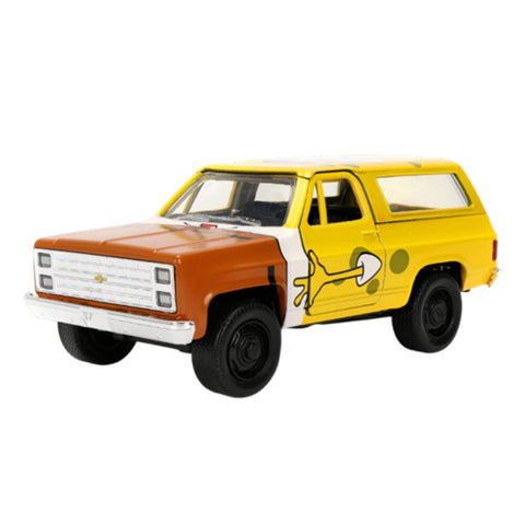 Jada 1:32 Scale Spongebob Squarepants 1980 Chevrolet K5 Blazer Diecast Model