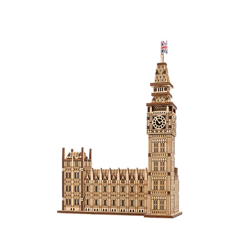 Ugears Big Ben Wooden 3D Puzzle Mini Model Kit