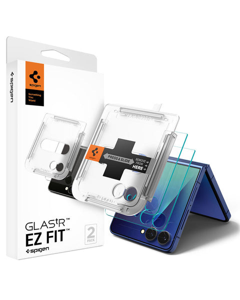 Spigen Galaxy Z Flip 8 / 7 Glas.tR EZ Fit Screen Protector 2PCS (Clear)