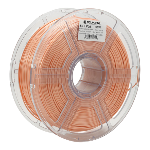 3D META Silk PLA 3D Printing Filament - Skin