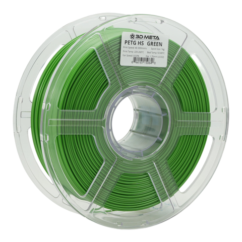 3D META High Speed PETG 3D Printing Filament - Green