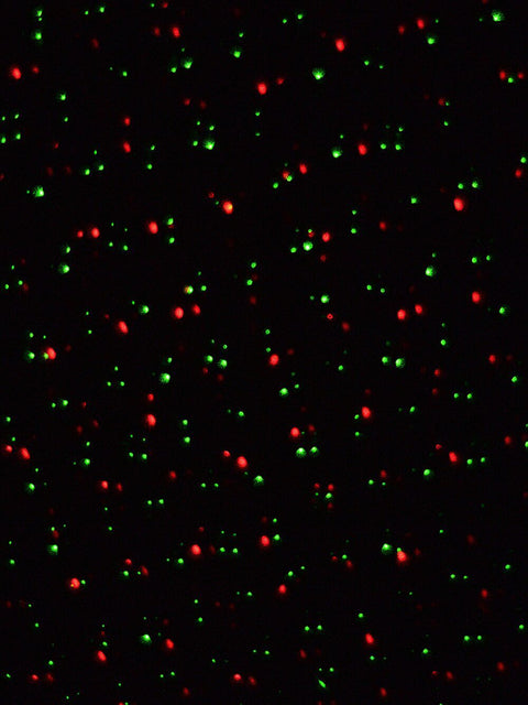 Christmas Warehouse - OUDRLS22 Red & Green Dot Starry Night LED Christmas Garden Laser Light |  5m x 5m Red & Green