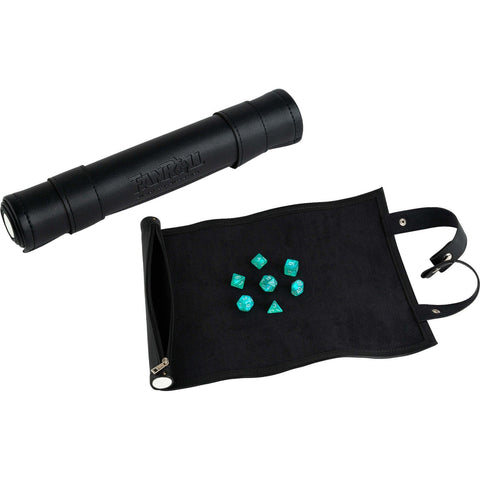 Fanroll By Metallic Dice Games MDG Dice Rolling Scroll Black
