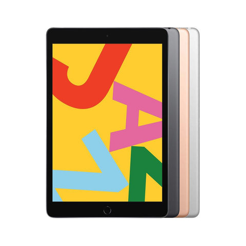 Apple iPad 7th Gen 10.2" WiFi + Cellular 128GB (Silver) [~Refurbished: Excellent]