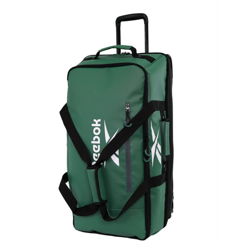 Reebok All Star 88L Leather Trolley Suitcase - Green