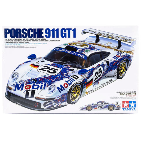 Tamiya 1/24 Porsche 911 GT1 Scaled Plastic Model Kit