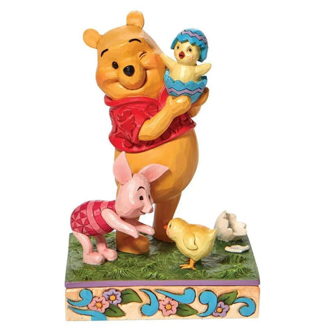 Jim Shore Disney Traditions - Winnie The Pooh - Pooh and Piglet With Chick
