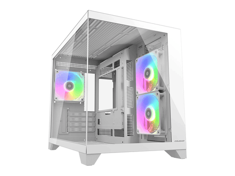 Cougar FV150 Mini RGB Micro-ATX Mid-Tower Case - White
