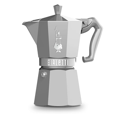 Bialetti Moka Exclusive - 6 Cup / Silver