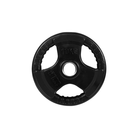 Bodyworx Standard Rubber Ezy Grip Disc Weight Plate Home Gym Exercise 10kg