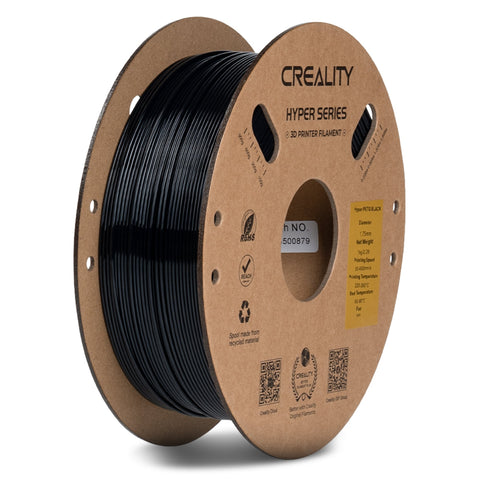 Creality Hyper PETG 3D Printer Filament Waterproof Quick Printing (Black)