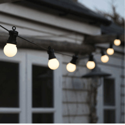 Lexi Lighting 20 LED Opal Globes String Festoon Light