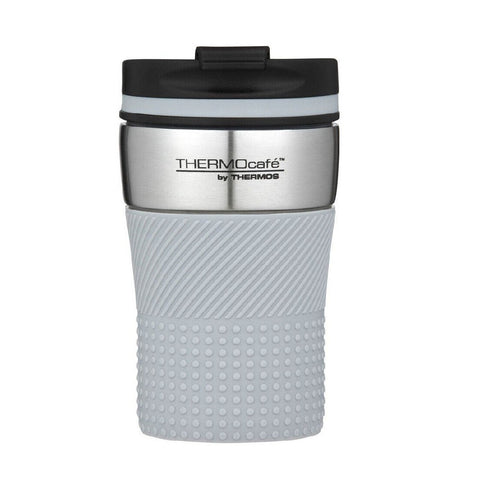 Thermos Thermocafe Stainless Steel Vacuum Insulated Coffee Cup 200Ml - Grey