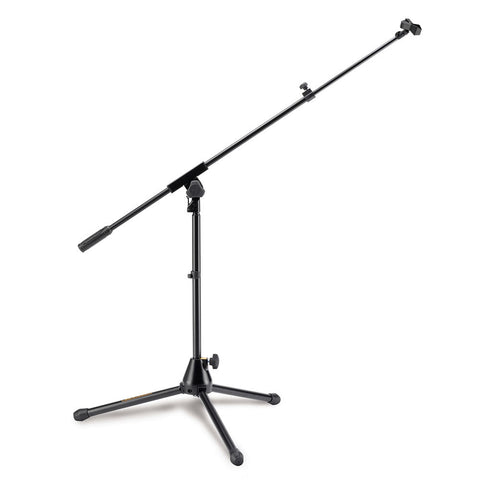 Hercules Low Profile Tripod Microphone Stand with Boom and Mic Clip