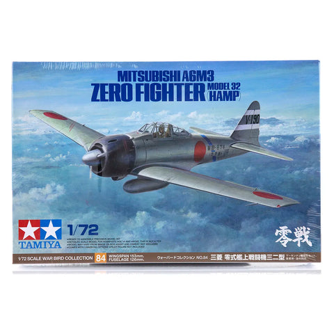 Tamiya 1/72 Mitsubishi A6M3 Zero Fighter Model Kit
