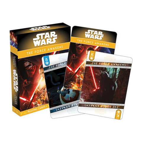 Aquarius 54-Pieces Star Wars Episode 7 Playing Cards Poker Deck Family Game Set 14y+