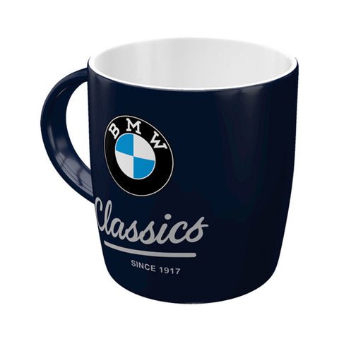 Nostalgic-Art Ceramic Mug BMW Classics Retro Design 9x9cm Black