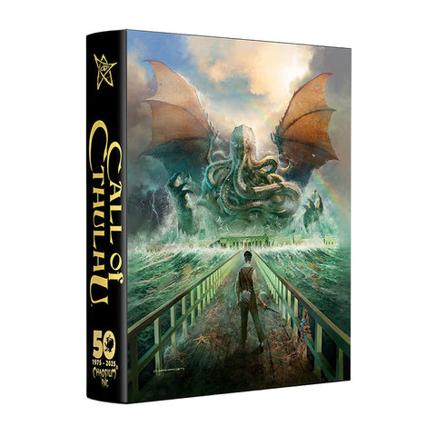 Call of Cthulhu RPG Chaosium's 50th Anniversary Slipcase Set Core Rulebooks